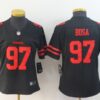49ers 97 Nick Bosa Black 2019 Draft Vapor Untouchable Limited Women Jersey