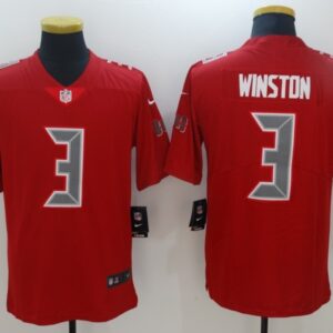 Buccaneers 3 Jameis Winston Red 2016 Color Rush Men Limited Jersey