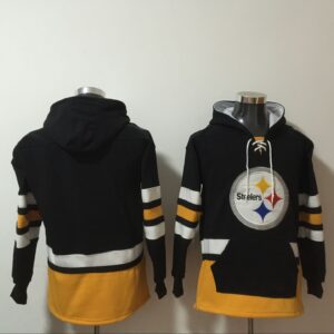 Pittsburgh Steelers Black Blank Hoodie Sweatshirt