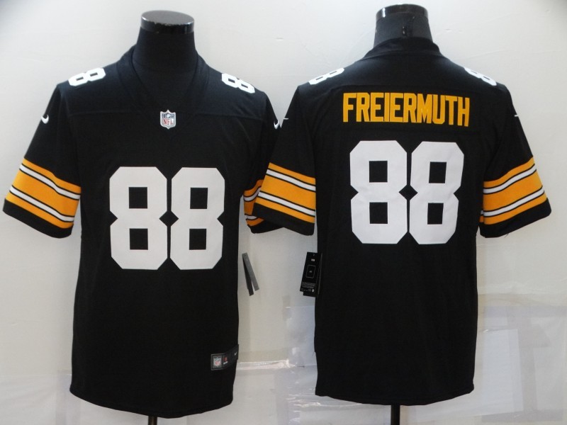 Nike Steelers 88 Pat Freiermuth Black Vapor Untouchable Limited Men Jersey