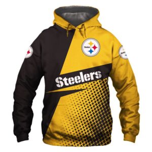 Pittsburgh Steelers 3D Print Fan's Casual Pullover Hoodie