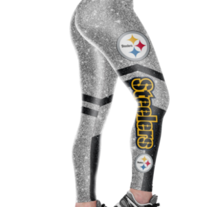 Pittsburgh Steelers Silver Leggings