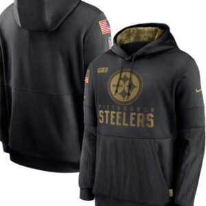 Pittsburgh Steelers 2020 Black Salute To Service Hoodie