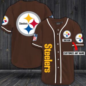 Pittsburgh Steelers Baseball Customized JerseyBaseball (4)