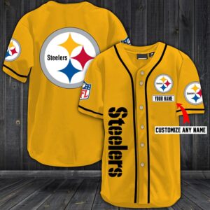 Pittsburgh Steelers Baseball Customized JerseyBaseball