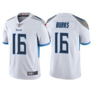 Titans 16 Treylon Burks White 2022 Draft Vapor Untouchable Limited Men Jersey