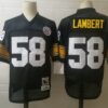 Steelers No.58 Jack Lambert Throwback Men Jersey