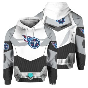 Tennessee Titans 3D Printed Pocket Pullover Hoodie