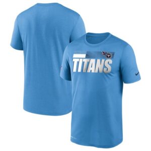 Tennessee Titans 2020 Blue Sideline Impact Legend Performance T-Shirt