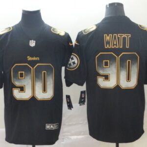 Pittsburgh Steelers  90T. J. Watt 2019 Black Smoke Fashion Limited Men Jersey