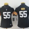 Steelers 55 Devin Bush Black 2019 Draft Vapor Untouchable Limited Women Jersey