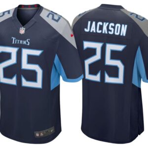 Titans Adoree' Jackson Navy 2018 Game Men Jersey