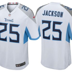 Titans Adoree' Jackson White 2018 Game Men Jersey