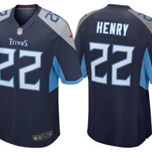 Titans Derrick Henry Navy 2018 Game Men Jersey