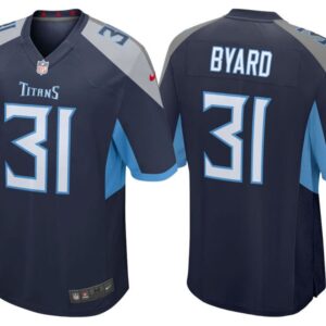 Titans Kevin Byard Navy 2018 Game Men Jersey