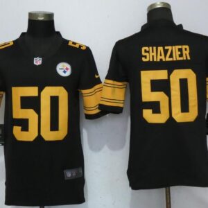 Steelers 50 Ryan Shazier Black Color Rush Limited Men Jersey