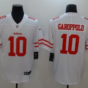 49ers 10 Jimmy Garoppolo White Vapor Untouchable Limited Men Jersey
