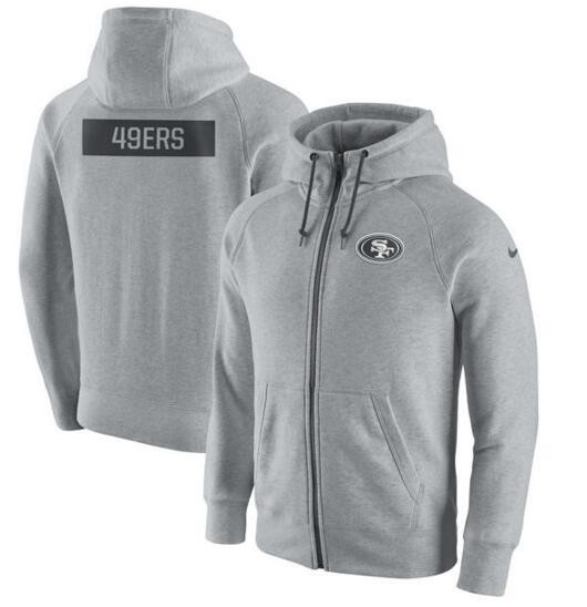 San Francisco 49ers Gridiron Gray 2.0 Full-Zip Hoodie