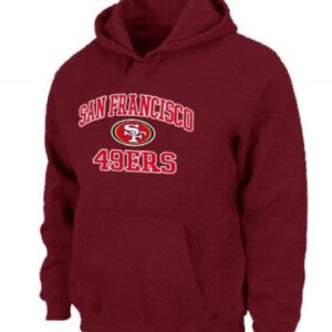 San Francisco 49ers Heart & Soul Pullover Red Hoodie