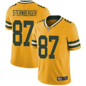 Packers 87 Jace Sternberger Yellow 2019 Draft Vapor Untouchable Limited Men Jersey