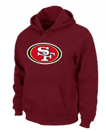 San Francisco 49ers Logo Pullover Red Hoodie