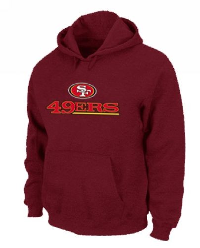 San Francisco 49ers Logo Pullover Red Hoodie