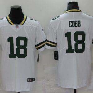 Packers 18 Randall Cobb White Vapor Untouchable Limited Men Jersey