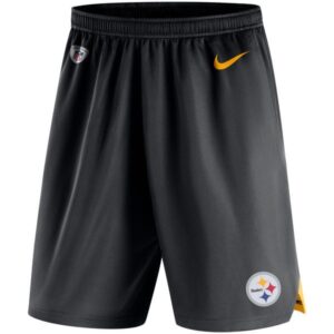 Pittsburgh Steelers Knit Performance Black Shorts