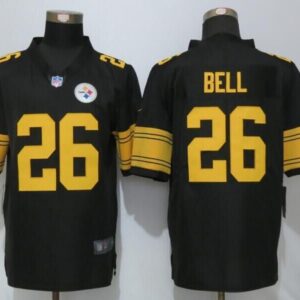 Steelers 26 Le'Veon Bell Black Color Rush Men Limited Jersey