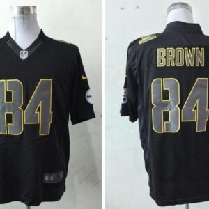 Steelers 84 Antonio Brown Black Impact Limited Jersey