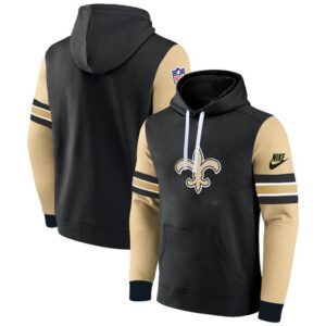 Saints Black Gold Pullover Hoodie