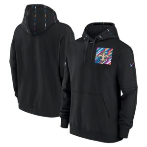Saints Black 2023 Crucial Catch Club Pullover Hoodie