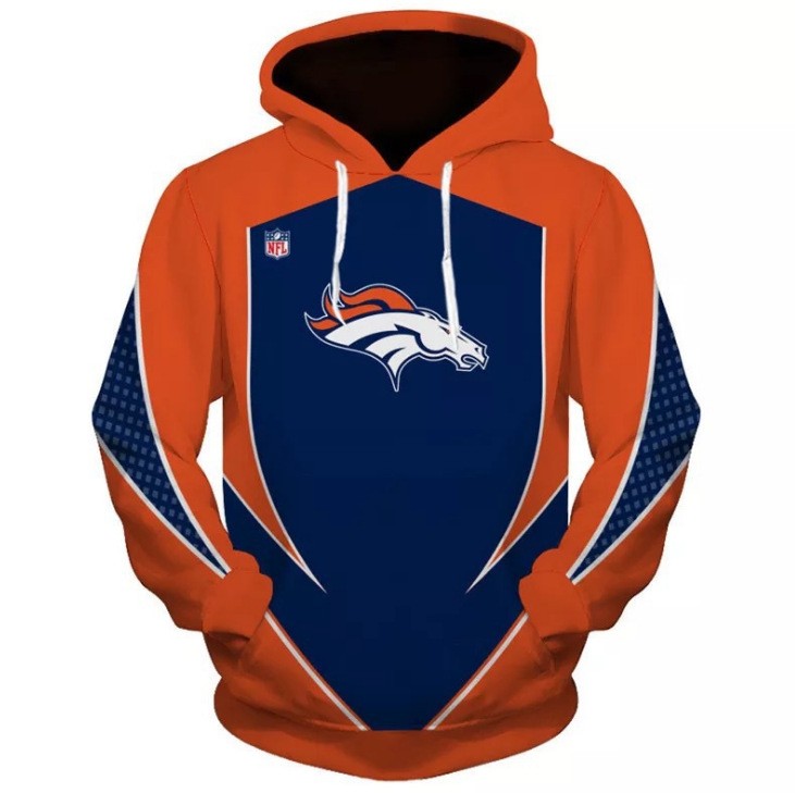 Denver Broncos 3D Print Fashion Hoodie