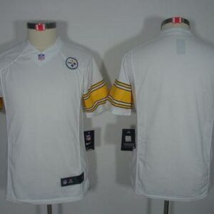 Youth Pittsburgh Steelers Blank White Limited Jersey