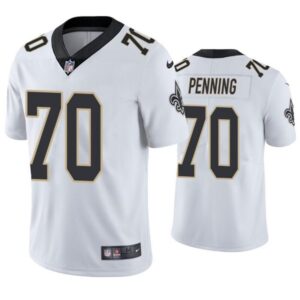 Saints 70 Trevor Penning White 2022 Draft Vapor Untouchable Limited Men Jersey