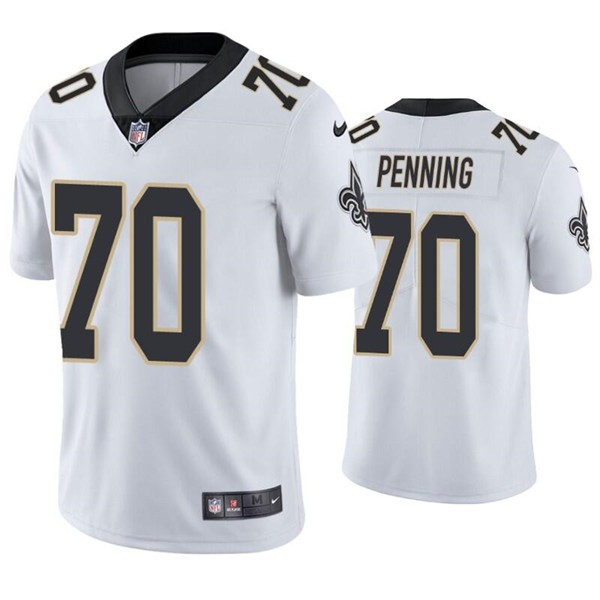 Saints 70 Trevor Penning White 2022 Draft Vapor Untouchable Limited Men Jersey