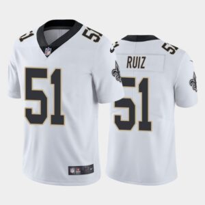 Saints 51 Cesar Ruiz White 2020 Draft Vapor Limited Men Jersey