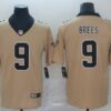 Nike Saints 9 Drew Brees Gold Inverted Legend Men Jersey