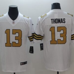 Saints 13 Michael Thomas White Color Rush Men Limited Jersey