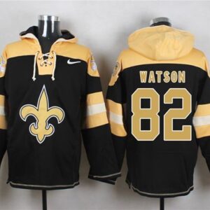 Saints 82 Benjamin Watson Black Player Pullover Hoodie Sweatshirt