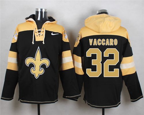 Saints 32 Kenny Vaccaro Black Player Pullover Hoodie Sweatshirt