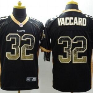 Saints 32 Kenny Vaccaro Black Team Color Men's Stitched Drift Fashion Jersey