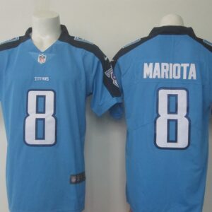 Titans 8 Marcus Mariota Light Blue 2016 Color Rush Limited Jersey