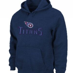 Tennessee Titans Logo Pullover Dark Blue Hoodie