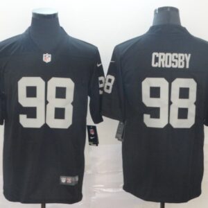 Nike Raiders 98 Maxx Crosby Black Vapor Untouchable Limited Men Jersey