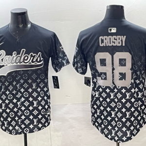 Nike Raiders 98 Maxx Crosby Black Fashion Baseball Vapor Limited Men Jersey
