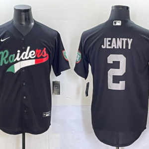 Nike Raiders 2 Ashton Jeanty Black Mexico Vapor Limited Men Jersey