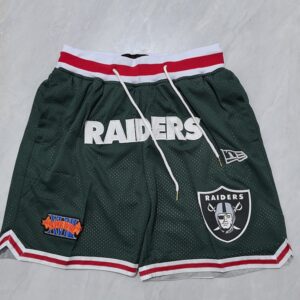 Raiders Green Shorts
