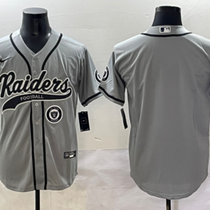 Nike Raiders Blank Grey Vapor Baseball Limited Men Jersey