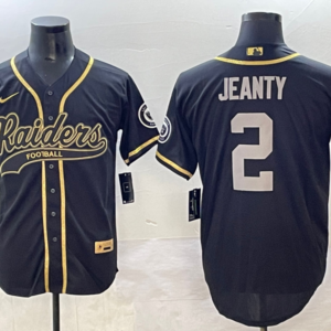 Nike Raiders 2 Ashton Jeanty Black Gold Vapor Baseball Limited Men Jersey